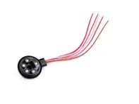 5-pin Relay plug connector with harness. Porsche 911 / 914 / 924S / 944 / 964 / 968 - 90161233300, 911869/01