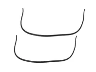 Door seal weatherstrip, SET OF 2. Porsche 911 / 964  Targa / Cabrio - 90253109340, 91153109345, 91153109346, 91153109540, 91153109541, 91153109640, 91153109641 - 911630, 1789, 1685700500