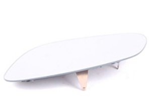 Door mirror glass FLAT, LEFT. Porsche Cayenne 957 MKII - 95573104304, 95573104302, 3123201