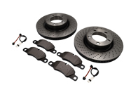 Pastiglie freno ANTERIORI e pacchetto disco freno Porsche 997 3.6L C2 - 99735140101, 99735140201, 99735193806, 99761276902