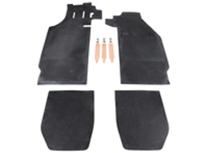 Set di tappetini in gomma, nero. Porsche 911/912 con guida a sinistra - 90255101120, 90155101223, 1601700610, 90155101220, 90255101120, 90255112120, 90255112220 - 1601700610