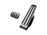 Pedaalkap Sport Retrofit Kit, Aluminium Zwart. Porsche Panamera 2010>> - 971044701