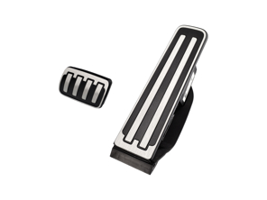 Kit de rénovation de couvre-pédales sport, aluminium noir. Porsche Panamera 2010>> - 971044701