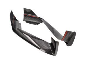 Stoßstangenecksplitter vorn aus Carbon 992.1 - 992898010B, 992898010J - ML-YWW080-PRO