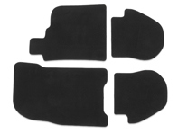 Tapis de sol, noirs. Porsche 928 1977-79 RHD - Volant à droite - 000043154205FV, P0006