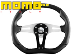 Steering Wheel Trek - Black Leather / Black - Momo - M11102935111R