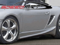 Spoiler sottoporta / Minigonne SpeedART. Porsche 987 Boxster