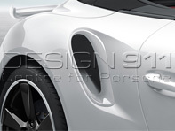 Prises d'air de la section latérale arrière. Porsche 991.2 (911) Turbo 2016>> - 99104480074