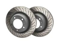 Remschijfrotor SET VAN 2, Achter. Porsche 991 3.4L (OE-onderdeelnr. 99135240100 /99135240200) - 99135240100, 99135240200, 205861C, 205860C