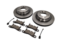 Pastiglie freno posteriori e pacchetto disco freno. Porsche Cayenne 958 - 95535240131BRE, 95535240131, PAA698451ABRE, PAA698451A, 95861236550, 7PP615269, PAF911837
