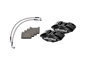 Front Powerlite caliper and brake pad kit. Porsche 911 1969-73 Wilwood - 91135190700, 91135190800, 90135197510, 90135197610, 91135193500, 91135193600 - 140-17019, 140-17019-R, 140-17019-Y