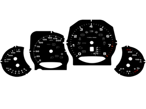 表盘设置，MPH。保时捷 970 Panamera S / Panamera 4S