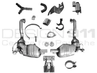 Pot d'Echappement / Silencieux Sport VALVETRONIC pour Boxster 987 / Cayman - 98704420002, 98704420003, 98704420012, 98704420013