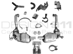 Exhaust Muffler / Silencer Sports VALVETRONIC for Boxster 987 / Cayman - 98704420002, 98704420003, 98704420012, 98704420013