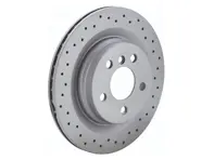 Brake disc rotor REAR Ø: 356 mm. Porsche Macan Turbo (SPORT COAT Z) - 460.1556.52, 95B615601D, 95B615601, 18473 - 460.1556.52