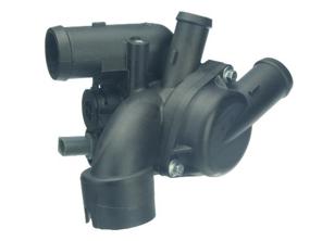 Thermostat housing complete. Porsche 955 Cayenne 3.2ltr - 95510611100 - URO-017854