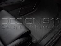 Carbon floor mats with Leather edging. Porsche 971 Panamera 2017>>  RHD - Right hand drive - 971044820
