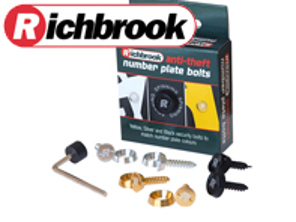 Richbrook anti-theft number plate bolts - 100060