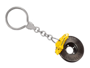 Porsche Schlüsselanhänger Bremsscheibe, Gelb - WAP0503030E