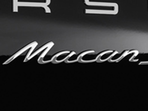 MACAN - Stemma posteriore cromato per Porsche 95B.1 Macan