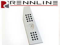Rennline Dead Pedal con impugnatura in gomma Porsche Dome Decal Crest. Porsche 996/986/997/987/Cayman - P59D, P59, WAP10706614
