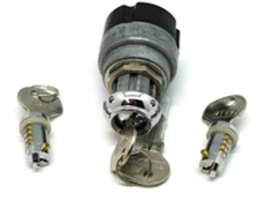 Set of locks for ignition and door. Porsche 356 B/C - PCG53165010