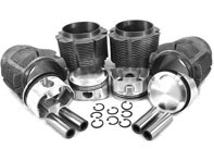 Kit cilindro Biral e pistone forgiato JE 86mm. Porsche 356A/356B - 008 11 86B JE, 0081186BJE