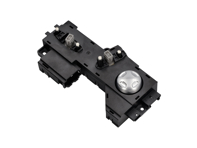 Interruttore per la regolazione del sedile con funzione di memoria, argento galvanizzato. Porsche 987.1 / 987.2 / 997.1 / 997.2 2005-13 - 99761372102V05, 99761372202V05, 99761372101V05, 99761372201V05