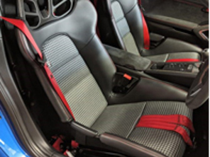 Juego de funda de asiento y espuma más blanda. Asientos individuales de carbono fijos Porsche 918
