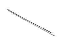 前侧窗罩下部外饰，缎面铝制。保时捷 9PA / 9PA1 卡宴 2003-10 - 955559475014W9, 955559476014W9, 955559332004W9, 955559332014W9, 955559476004W9, 955559331004W9, 955559331014W9, 955559475004W9