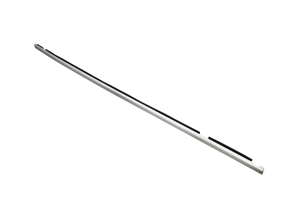 前侧窗罩下部外饰，缎面铝制。保时捷 9PA / 9PA1 卡宴 2003-10 - 955559475014W9, 955559476014W9, 955559332004W9, 955559332014W9, 955559476004W9, 955559331004W9, 955559331014W9, 955559475004W9