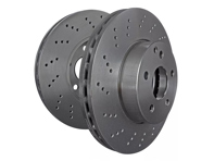 Dischi freno standard EBC forati posteriori. Porsche Boxster / Cayman D1441 - 98635240301, 98735240300, 98735240301 - D1441