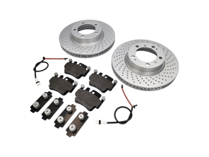 Pack Plaquettes de frein et Disques de frein AVANT pour Porsche Boxster 986 S - 99635140501, 99635140601, 99635294904