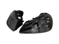 Faro delantero LED negro mejorado estilo PDLS 2023 Porsche Cayenne 957 2007-2010 Volante a la izquierda - 95563117501, 95563117530, 95563117601, 95563117602, 95563117630