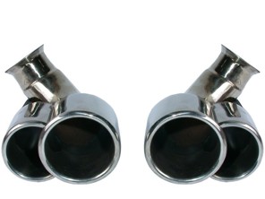 尾管组，涡轮增压外观。保时捷 996 3.4 升 - 99611125261, 99611125161, 99611125254, 99611125154, 99611125255, 99611125155, 1620703410 - 1620703410