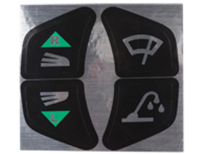 Sticker set, wiper and turn signal. Porsche 911 - 90155933000 - 901.559.330.00, 1601502110