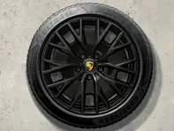 20' Taycan Turbo S Aero Design in Black Alloy Wheels & Winter Tyres Original Porsche - 9J1073600FA