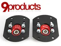Front Adjustable Camber Plate Top Mount Set. Porsche 924 / 944 / 968 - 477412345, 95134301804, 95134301830, 94434390301