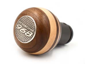 Pommeau de levier de vitesse en noyer et érable. Porsche 968 - 94442407502/1, 944424075028YR, 944424075025YW, 94442407502F04, 94442407502M15, 944424075022KR, 944424075021GP, 944424075023PK