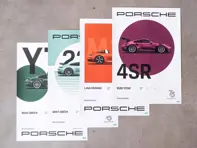 Porsche Poster Set - Driven by Dreams. 75 Year Anniversary Collection