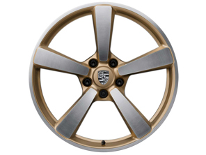 Turbo Exclusive Design front alloy wheel in Aurum high gloss finish 20' 9.5J ET44 PCD 5/130 - 992601025AJOP9