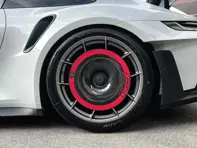 Cerchio posteriore EVO Aero disc in fibra di carbonio per cerchi in magnesio. Porsche 992.1 GT3 RS