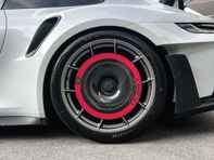 EVO Aero disc achterwiel van koolstofvezel voor magnesiumwiel. Porsche 992.1 GT3 RS