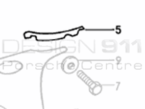 Scuttle Pannello Gomma Porsche 993