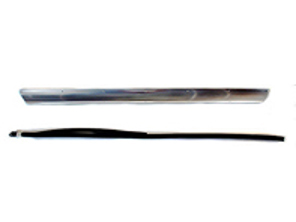 Moulure de bas de caisse + joint en caoutchouc. Porsche 911S/ 911L 1968 - 90155910552 - CB.022.008, 9387, 1686500406