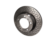 Brake disc rotor, Rear. Porsche 987/981/982 Boxster  / 987C/981C/982C Cayman - 9899811, 09.8998.11, 09899811, 98735240101, 98735240101BRE