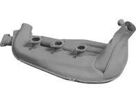 Exhaust heat exchangers, Mild Steel. Porsche 911 1965-76 Carburettor engine - 91.011, 91011, 91.012, 91012, 91121102160, 1623102370, 1623102570, 91.011S, 91011S, 91.012S, 91012S, 91121102210, 1623102380, 1623102580, 91133091011, 91133091012 - 1623102370, 1623102380