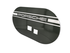 Design cover in Heritage Design for closed charging dock. Porsche Taycan / Cayenne E-Hybrid / Panamera E-Hybrid - 7PP915706A, 9J104400032