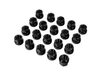 Wheel nut (Open Ended) Ball Seat R14 (Black Finish) fits various Porsche models - N0201121 - LS02, 01214