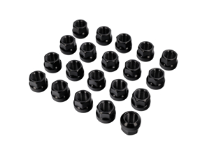 车轮螺母（开口端）球座 R14（黑色饰面）适合各种保时捷车型 - N0201121 - LS02, 01214